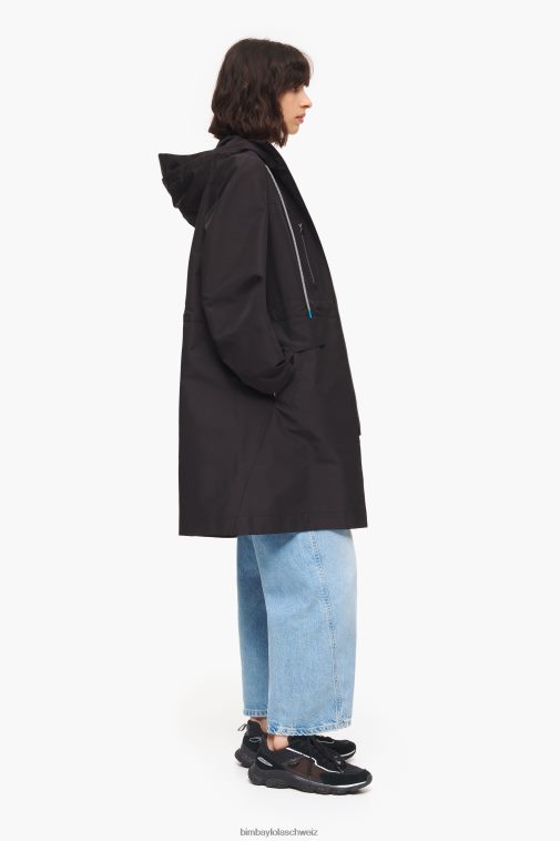 Bimba Y Lola A-Linien-Graben Schwarz Kleidung T04ZZ484