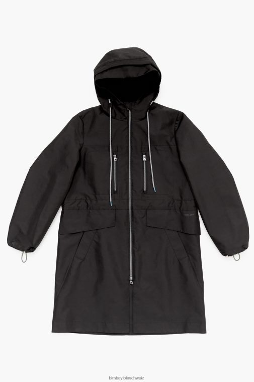 Bimba Y Lola A-Linien-Graben Schwarz Kleidung T04ZZ484