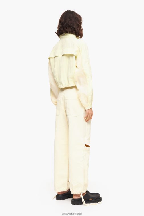 Bimba Y Lola kurze Jacke Vanille Kleidung T04ZZ487