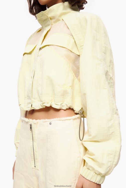 Bimba Y Lola kurze Jacke Vanille Kleidung T04ZZ487