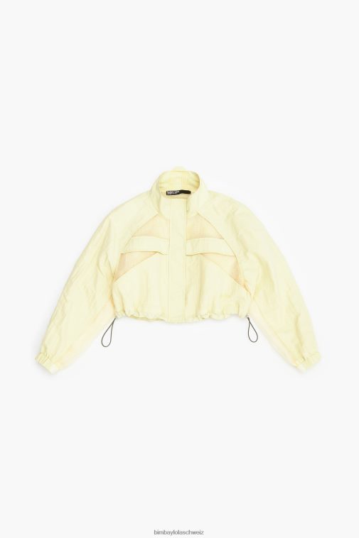 Bimba Y Lola kurze Jacke Vanille Kleidung T04ZZ487