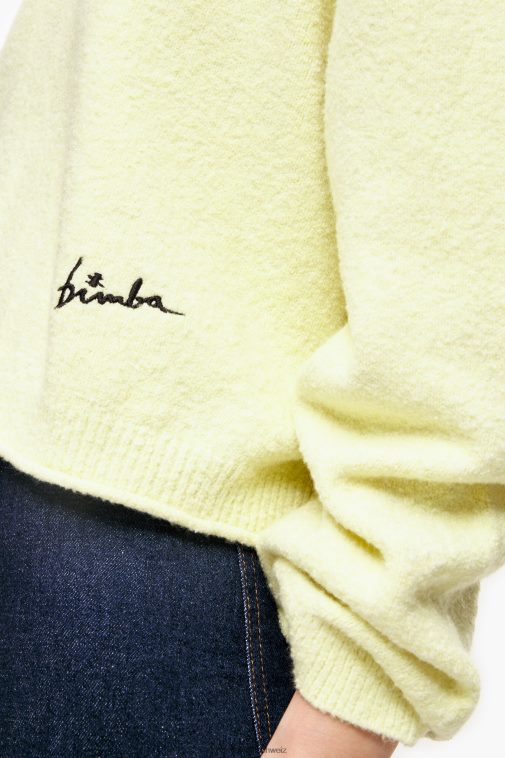 Bimba Y Lola Baumwollpullover Gelb Kleidung T04ZZ377