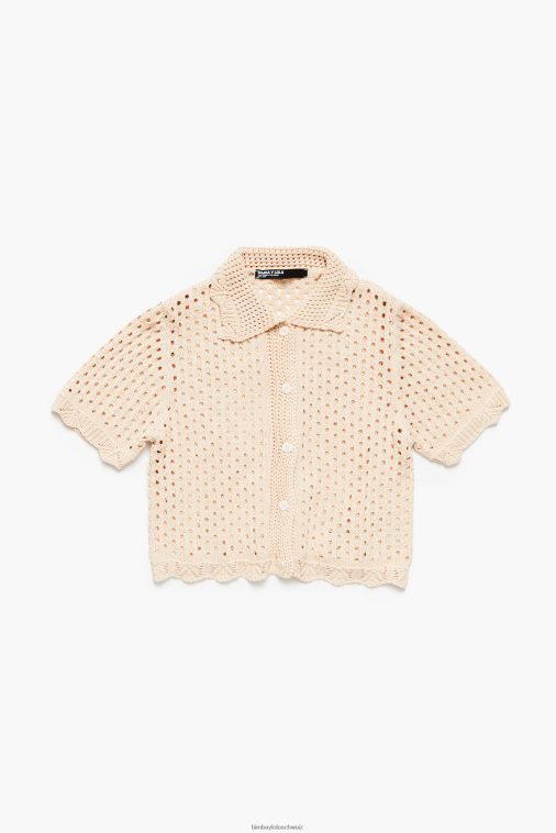 Bimba Y Lola Häkelpullover Sand Kleidung T04ZZ360