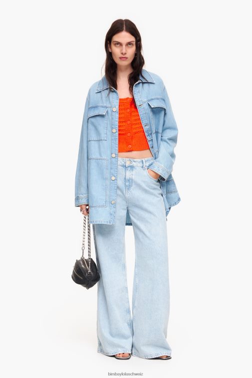 Bimba Y Lola Strickjacke Koralle Kleidung T04ZZ372