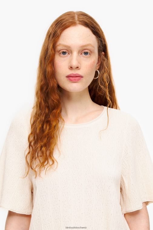 Bimba Y Lola Strickpullover naturfarben Kleidung T04ZZ357