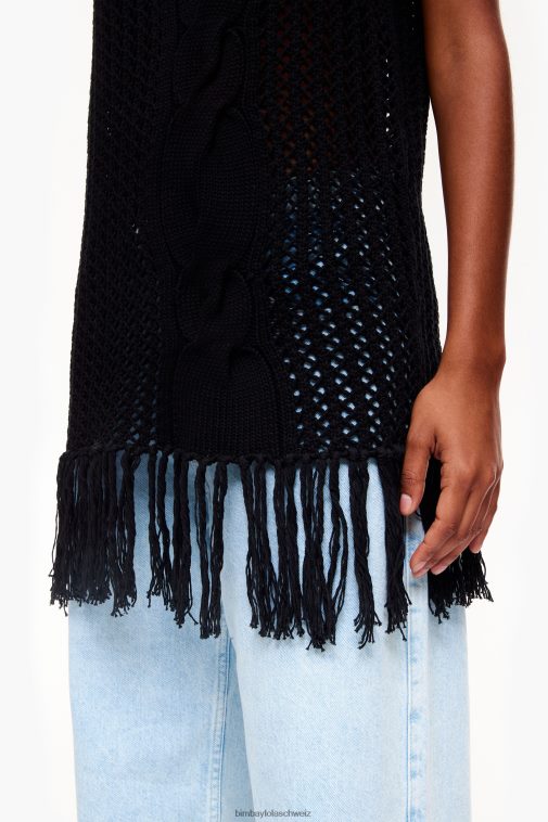 Bimba Y Lola Strickweste Schwarz Kleidung T04ZZ352