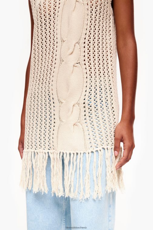Bimba Y Lola Strickweste naturfarben Kleidung T04ZZ351