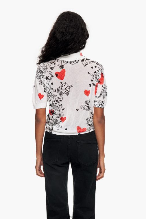 Bimba Y Lola Tailliertes Herz-Poloshirt Spitzname Kleidung T04ZZ374