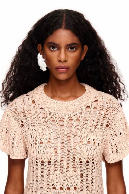 Bimba Y Lola durchbrochener Pullover Kleidung Sand T04ZZ355