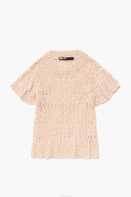 Bimba Y Lola durchbrochener Pullover Kleidung Sand T04ZZ355