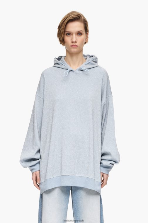 Bimba Y Lola Baumwoll-Sweatshirt Blau Kleidung T04ZZ493