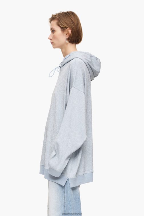 Bimba Y Lola Baumwoll-Sweatshirt Blau Kleidung T04ZZ493