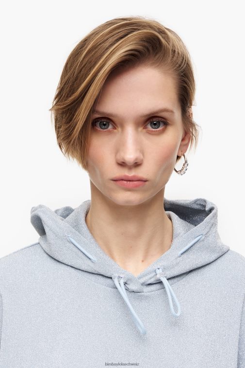 Bimba Y Lola Baumwoll-Sweatshirt Blau Kleidung T04ZZ493