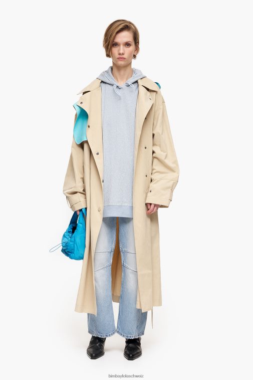 Bimba Y Lola Baumwoll-Sweatshirt Blau Kleidung T04ZZ493