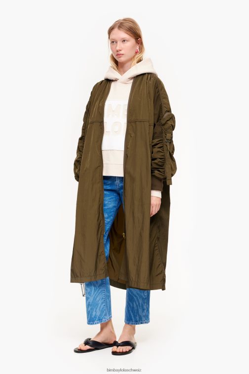 Bimba Y Lola Baumwoll-Sweatshirt Elfenbein Kleidung T04ZZ492