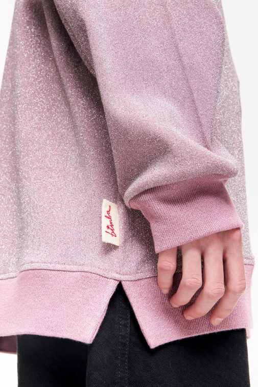 Bimba Y Lola Baumwoll-Sweatshirt Rosa Kleidung T04ZZ494