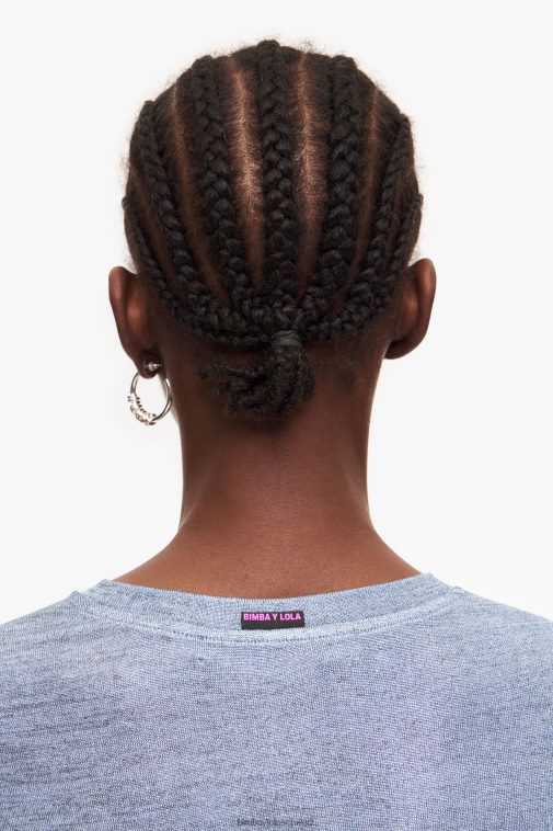 Bimba Y Lola Folien-T-Shirt flüssiges Blau Kleidung T04ZZ306