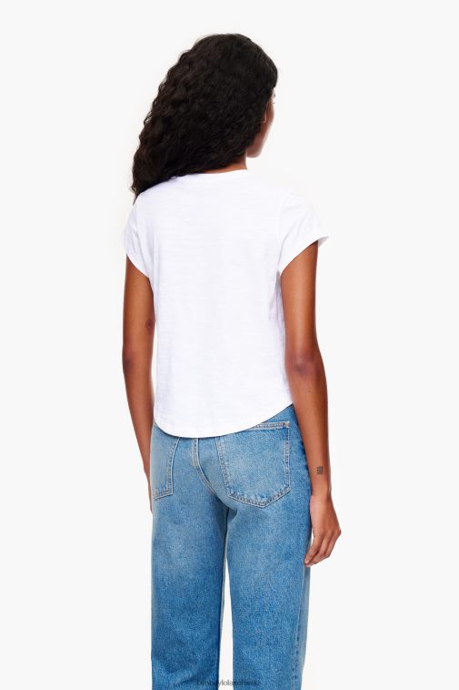 Bimba Y Lola Guindilla-T-Shirt Weiss Kleidung T04ZZ246