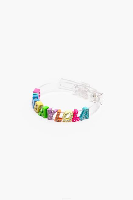 Bimba Y Lola Armband mit Logo-Buchstaben Zubehör transparent T04ZZ846