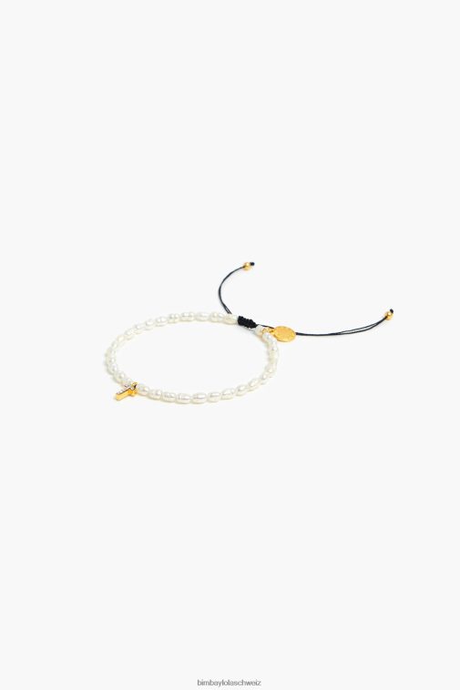 Bimba Y Lola Buchstabenarmband t Perle Zubehör T04ZZ1201