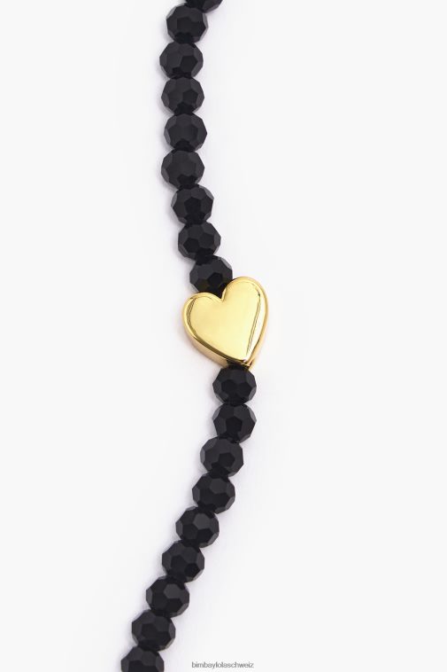 Bimba Y Lola Herz-Kristall-Armband golden Zubehör T04ZZ787