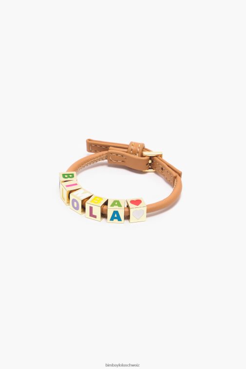 Bimba Y Lola Lederarmband braun Zubehör T04ZZ664
