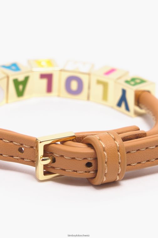 Bimba Y Lola Lederarmband braun Zubehör T04ZZ664