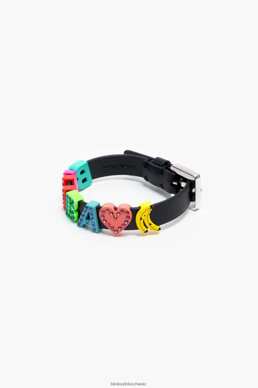 Bimba Y Lola Logo-Lederarmband Mehrfarbig Zubehör T04ZZ658