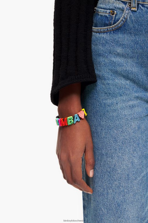 Bimba Y Lola Logo-Lederarmband Mehrfarbig Zubehör T04ZZ658