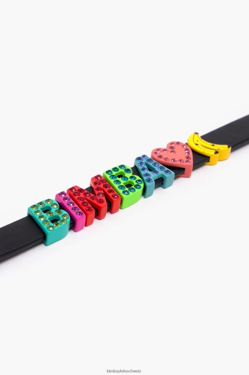 Bimba Y Lola Logo-Lederarmband Mehrfarbig Zubehör T04ZZ658