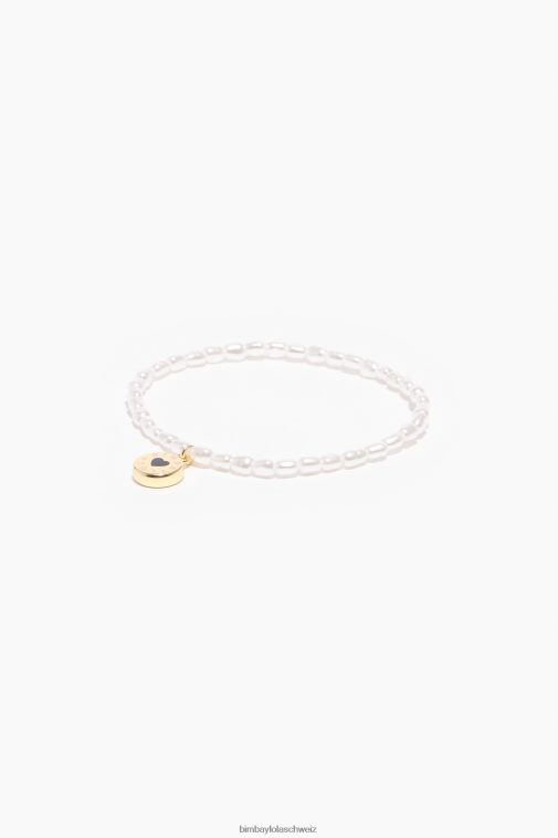 Bimba Y Lola Logo-Perlenarmband golden Zubehör T04ZZ669