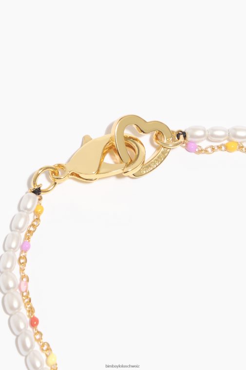 Bimba Y Lola Perlen-Doppelarmband Mehrfarbig Zubehör T04ZZ793