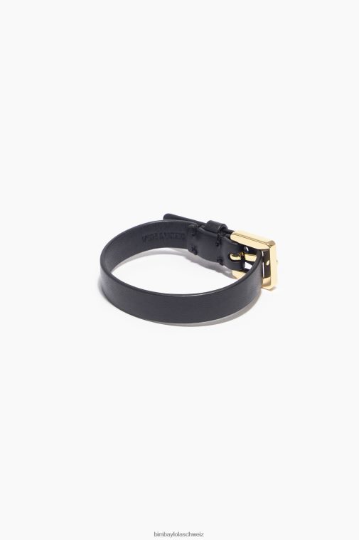 Bimba Y Lola anpassbares Armband Schwarz Zubehör T04ZZ725