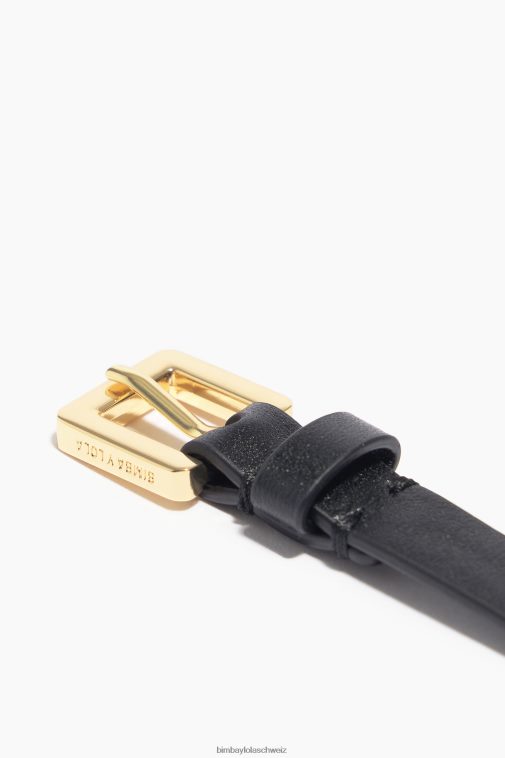 Bimba Y Lola anpassbares Armband Schwarz Zubehör T04ZZ725