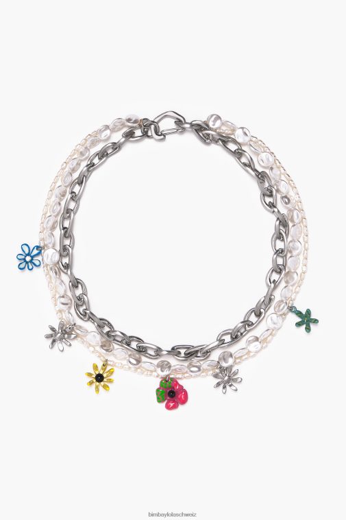 Bimba Y Lola Anhänger-Strang-Halskette Mehrfarbig Zubehör T04ZZ679