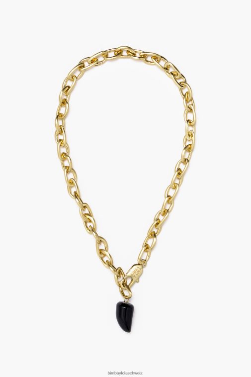 Bimba Y Lola Halskette mit Gliedersteinen golden Zubehör T04ZZ680