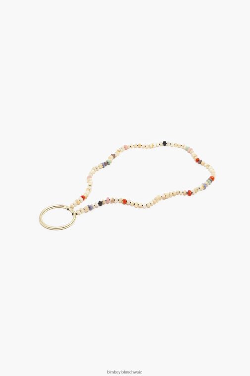 Bimba Y Lola Halskette mit Steinen Elfenbein Zubehör T04ZZ763