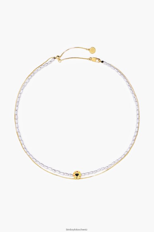 Bimba Y Lola Kette Perlenkette golden Zubehör T04ZZ667