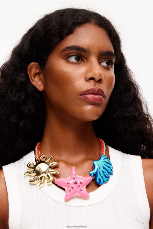 Bimba Y Lola Kordelhalskette Koralle Zubehör T04ZZ699