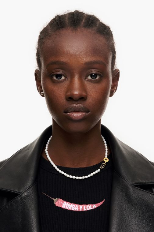 Bimba Y Lola kurze Perlenkette golden Zubehör T04ZZ825