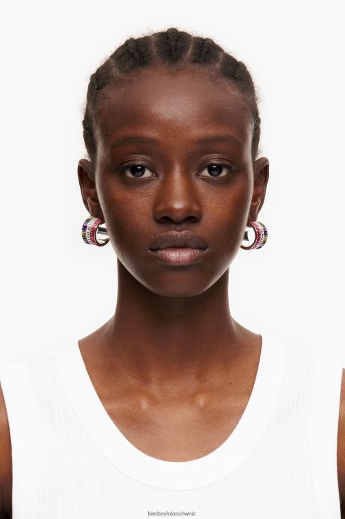 Bimba Y Lola Kristall-Creolen Mehrfarbig Zubehör T04ZZ747