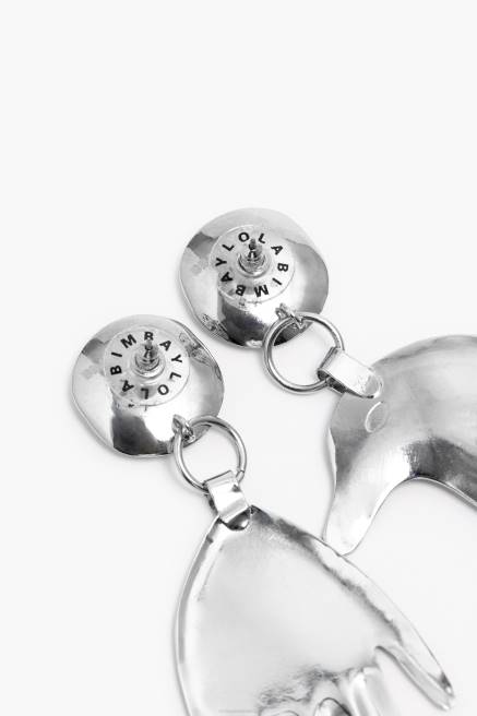 Bimba Y Lola Lange Delphin-Ohrringe Zubehör Silber T04ZZ850