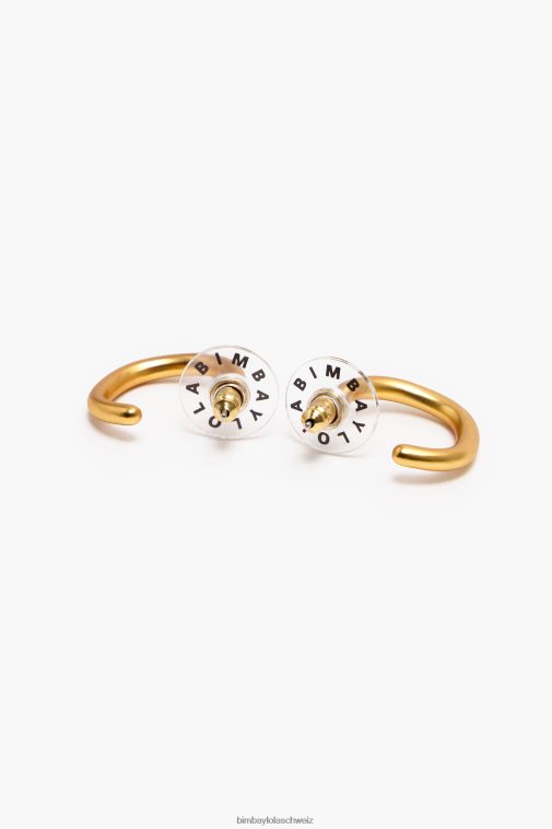 Bimba Y Lola Matte Creolen Gold Zubehör T04ZZ762