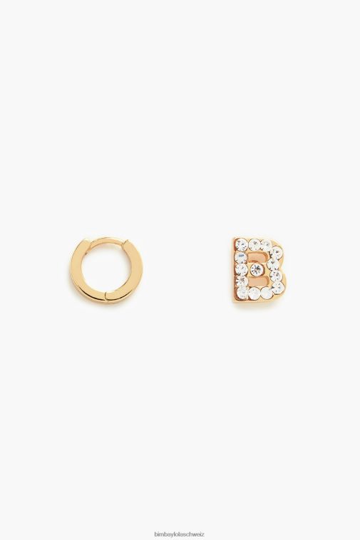 Bimba Y Lola Mini-Creolen mit Buchstaben B Zubehör T04ZZ838