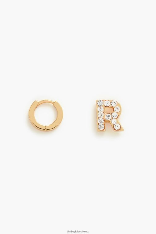 Bimba Y Lola Mini-Creolen mit Buchstaben R Zubehör T04ZZ1166