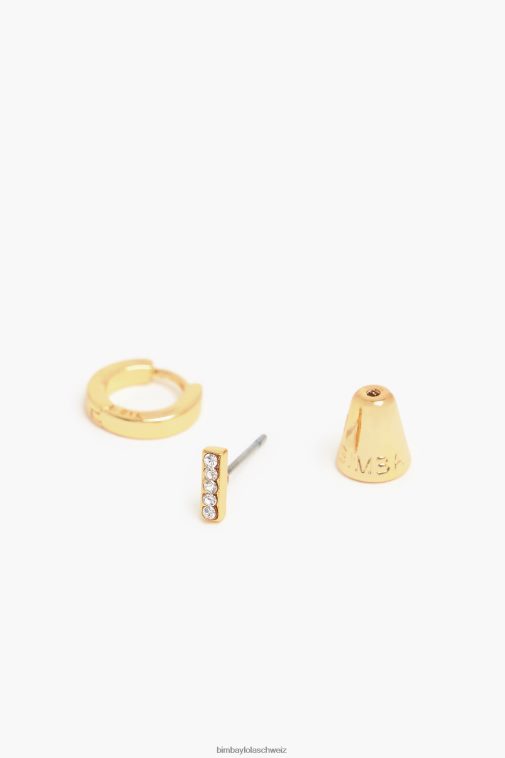 Bimba Y Lola Mini-Creolen mit Buchstaben ich Zubehör T04ZZ1157