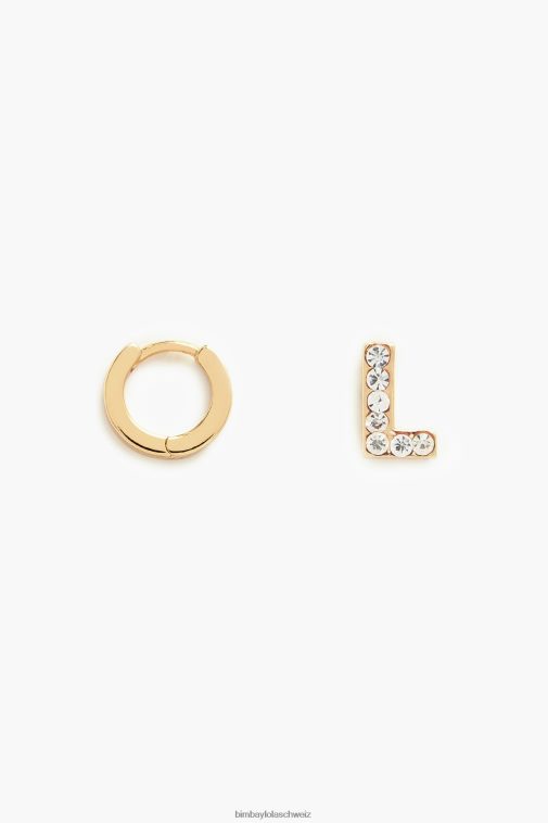 Bimba Y Lola Mini-Creolen mit Buchstaben l Zubehör T04ZZ1160