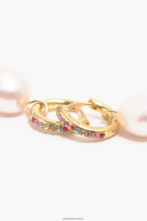 Bimba Y Lola Perlen-Mini-Creolen Mehrfarbig Zubehör T04ZZ782