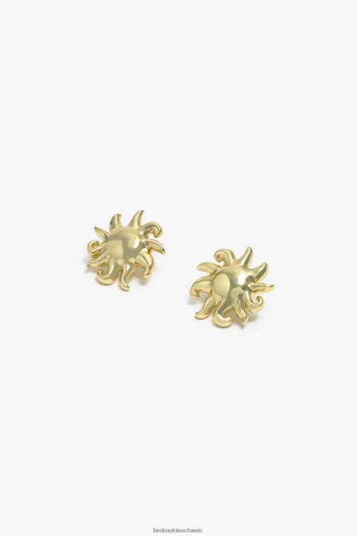 Bimba Y Lola Sonnenohrringe golden Zubehör T04ZZ706