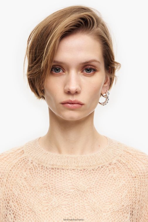 Bimba Y Lola Spiral-Creolen Silber Zubehör T04ZZ815